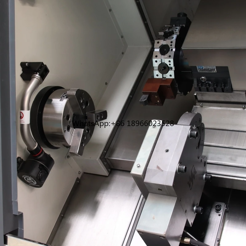 Precision inclined bed CNC lathe Automatic feeder  CNC Fanuc Machine Industrial metal CNC lathe TCK6340S