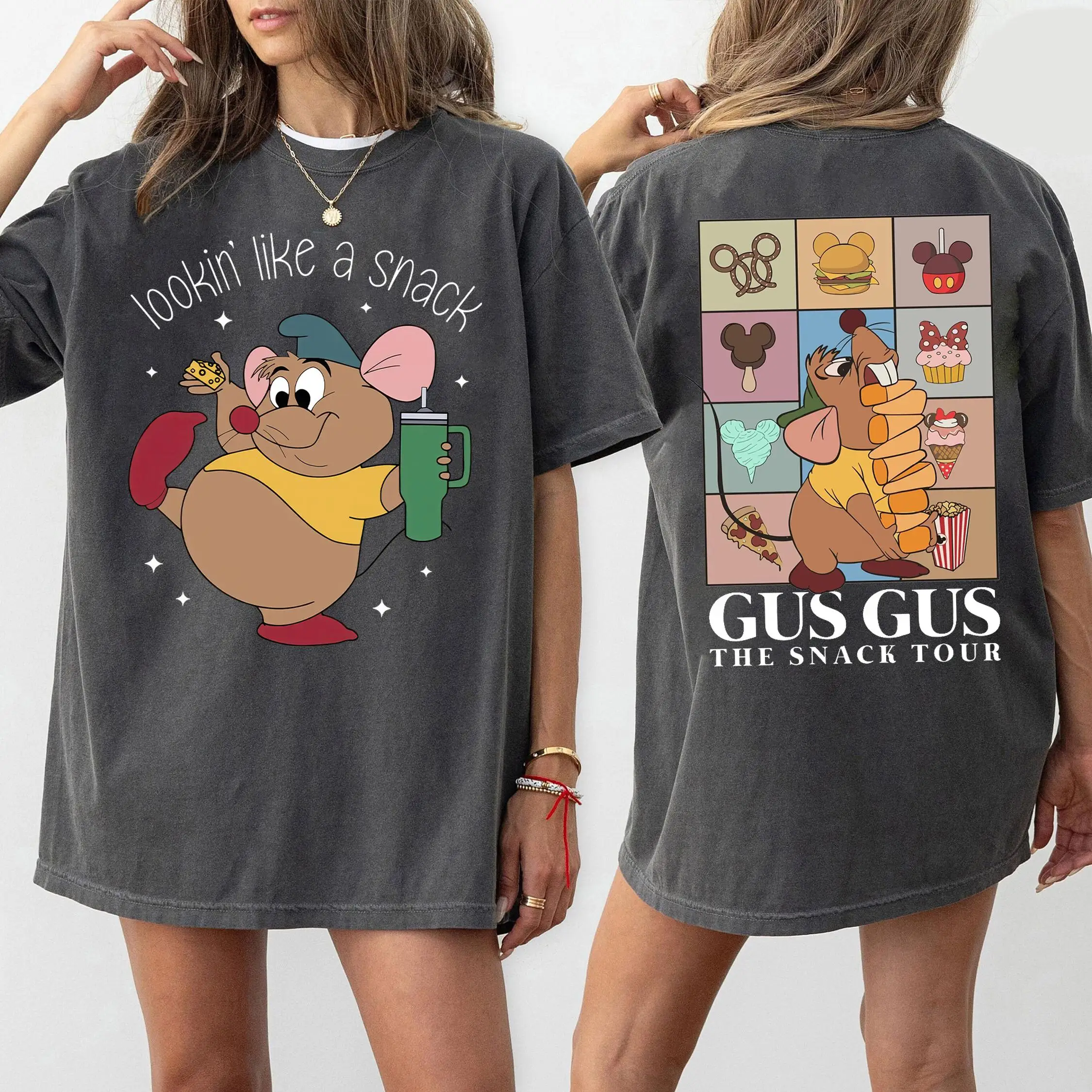 

Disney Carton Looking Like A Snack Gus Gus Shirt Gus Gus Women's T Shirt Disneyland Trip Shirt Cinderella Gus Gus Shirt