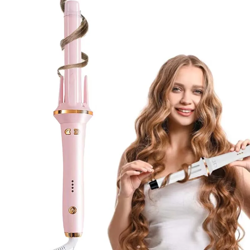 Professional Auto Rotating Curling Iron Fast Hair Curler Adjustment Temperature Irons Curling Wand Roller Hair Styling Tools