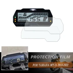 For Yamaha R15 V3 MT15 MT 15 YZF R125 MT 125 MT125 2022 Motorcycle Cluster Scratch Protection Film Speedometer Screen Protector