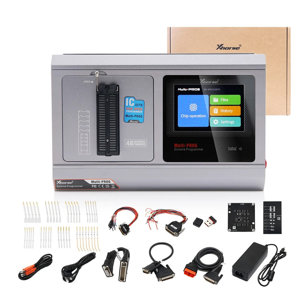 

Xhorse MULTI PROG Ⅱ Multi-function Programmer ECU Update of VVDI Prog with Free MQB48 License Expert Mode Batch Write Chips