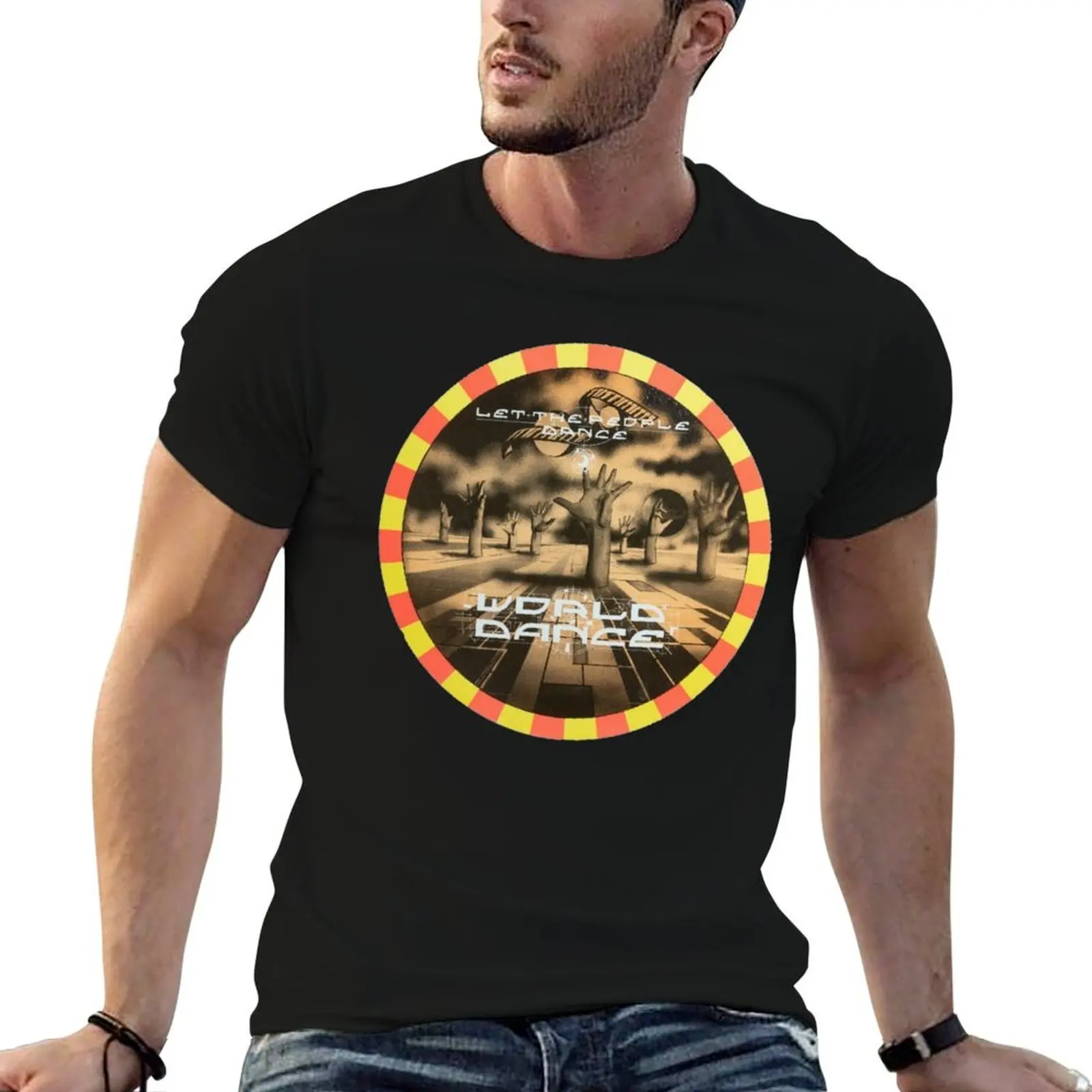 World Dance Flyer T-Shirt Lightweight Cooling Short Sleeve Tee