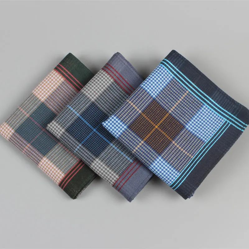 6 pezzi fazzoletti classici vintage da uomo fazzoletto da taschino scozzese fazzoletto di cotone fazzoletti a righe fazzoletto da taschino per uomo
