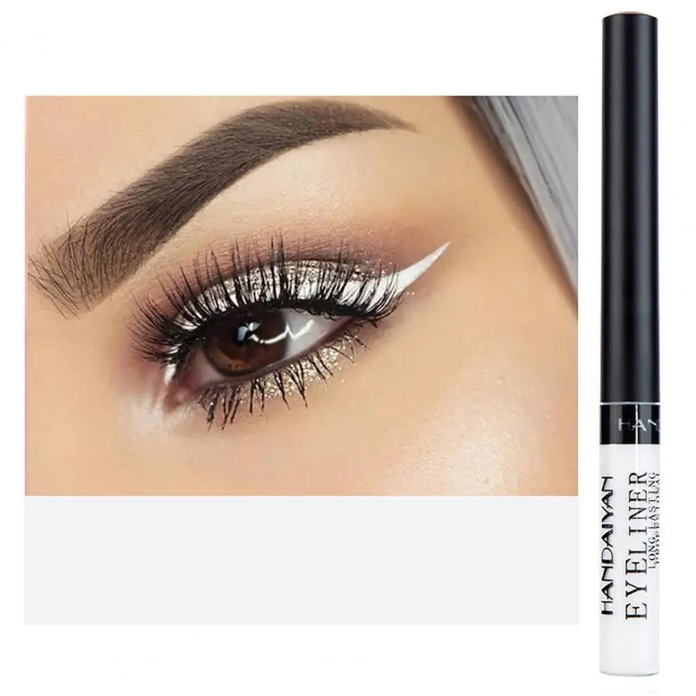 Eyeliner liquido durevole Eyeliner impermeabile fluorescente One Stroke Molding matita Eyeliner liscia multicolore professionale