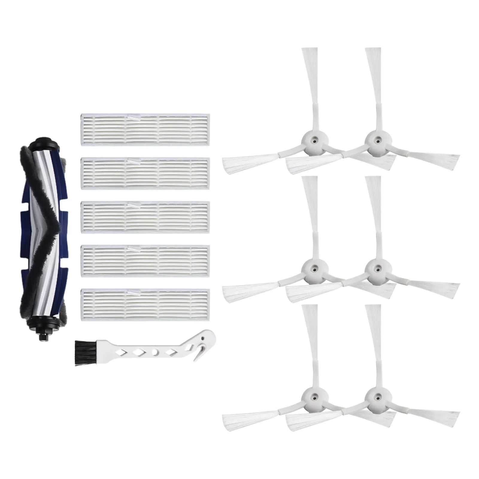 

1 Set Central Brush Side Cleaning Brushes For Tefal Explorer 60 RR7427 RR7447 RG7447 RG7455 RG7455WH For X Plorer Animal Connect