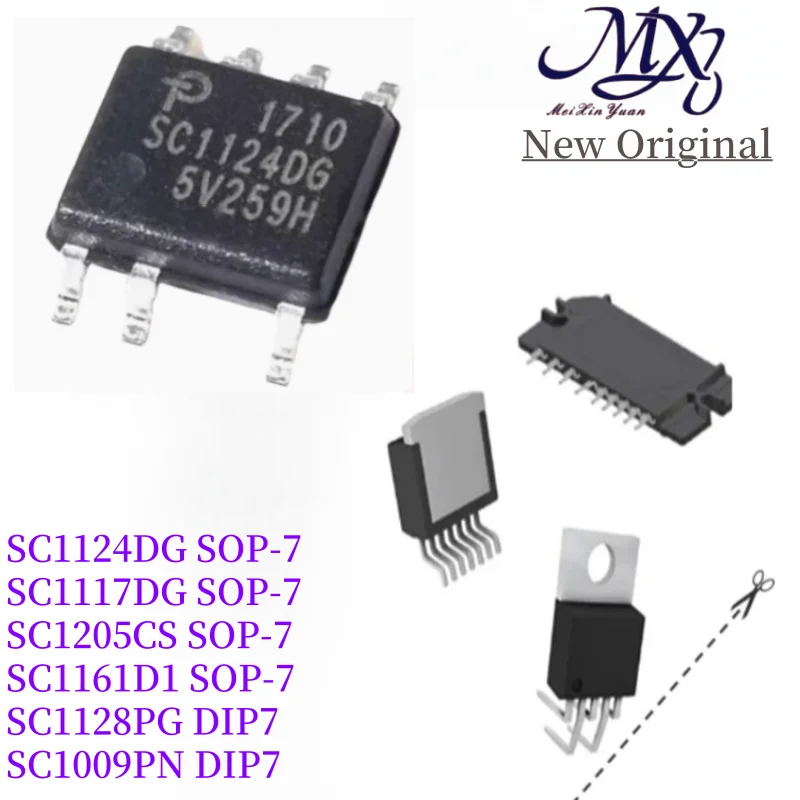 MXY 5Pcs SC1124DG SC1117DG SC1205CS SC1161D1 SC1128PG SC1009PN DIP7 IC Chip In Stock Wholesale