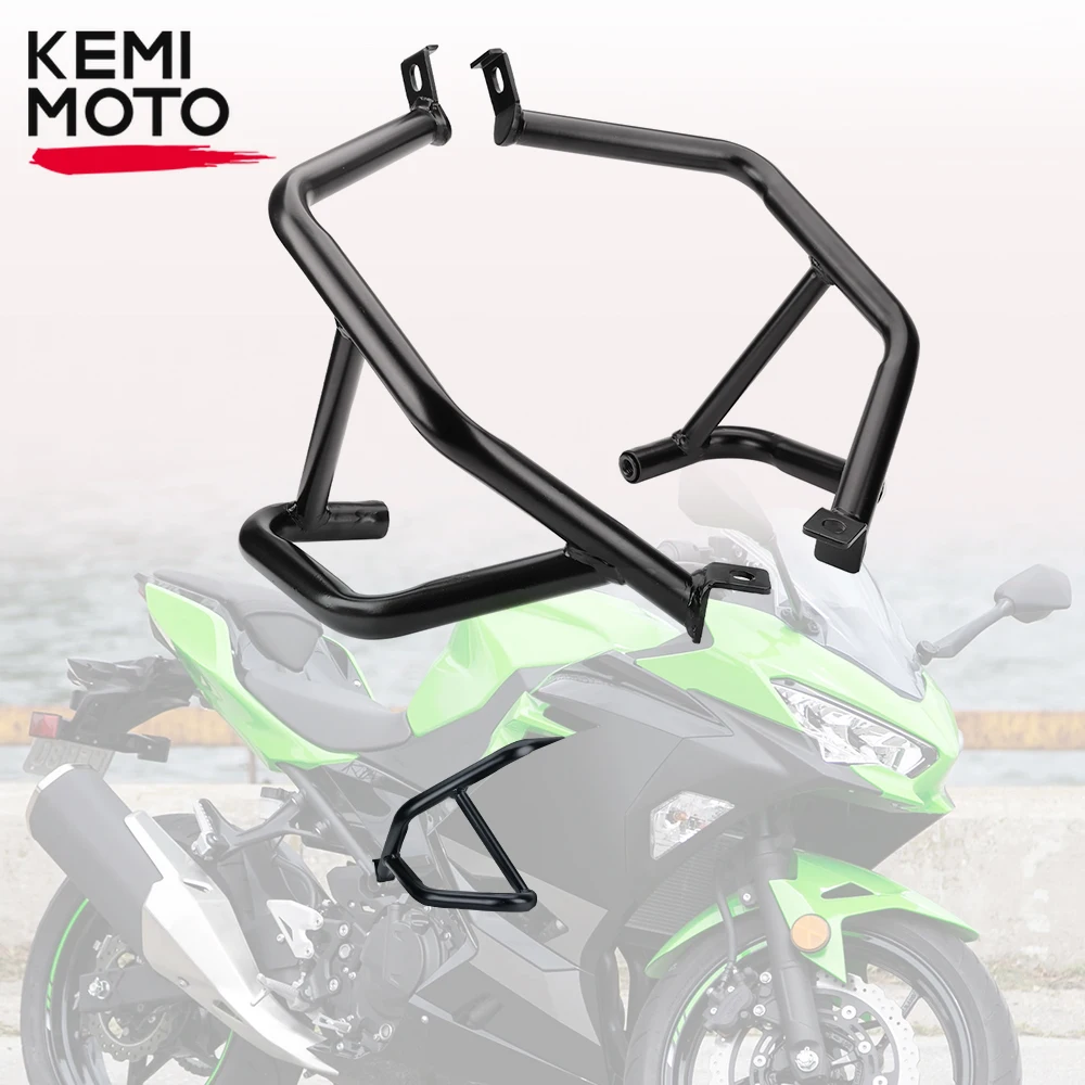 

Ninja400 Engine Guard Bumper For Kawasaki Ninja 400 2018-2023 2021 Motorcycle Crash Bar Body Frame Protector Accessories