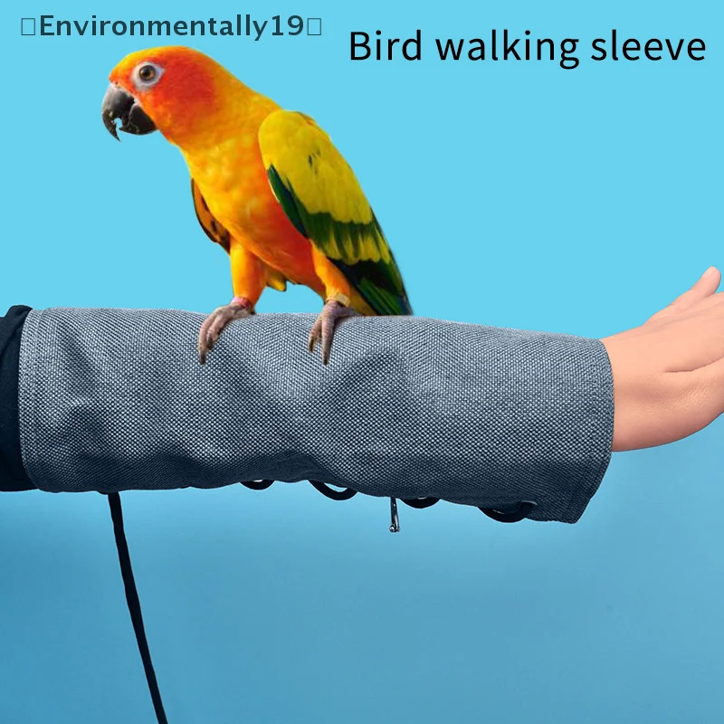Guantes de manipulación de piel de tigre, peonía, pájaro mascota, loro, pañal, chal, protección de hombros, antiarañazos, antimordeduras, suministro de entrenamiento, 1/2 Uds.