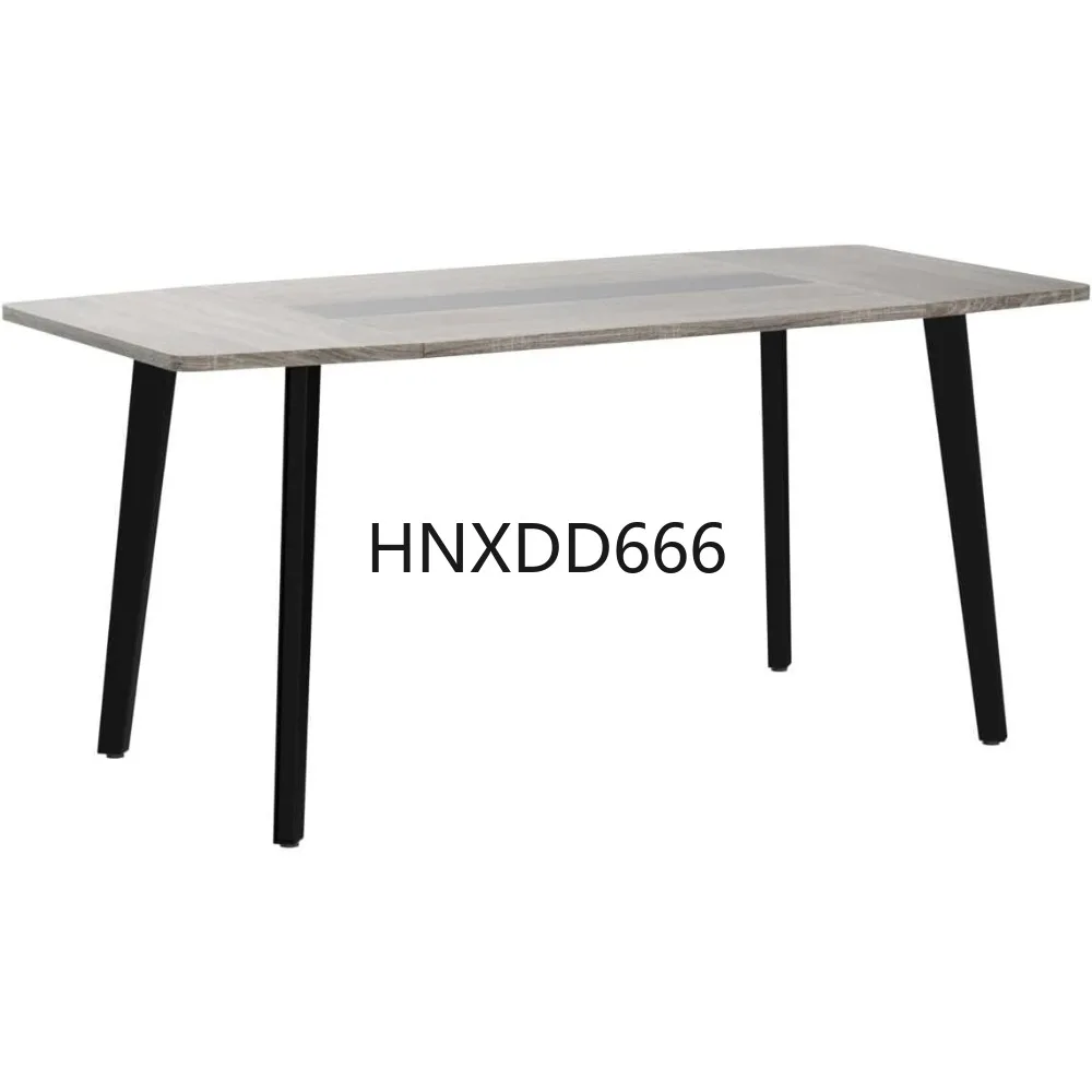 

6FT Conference Table, 70.86L x 35.43W x 29.52H Inches Boat Shaped Meeting Table, Industrial Seminar Table for Of