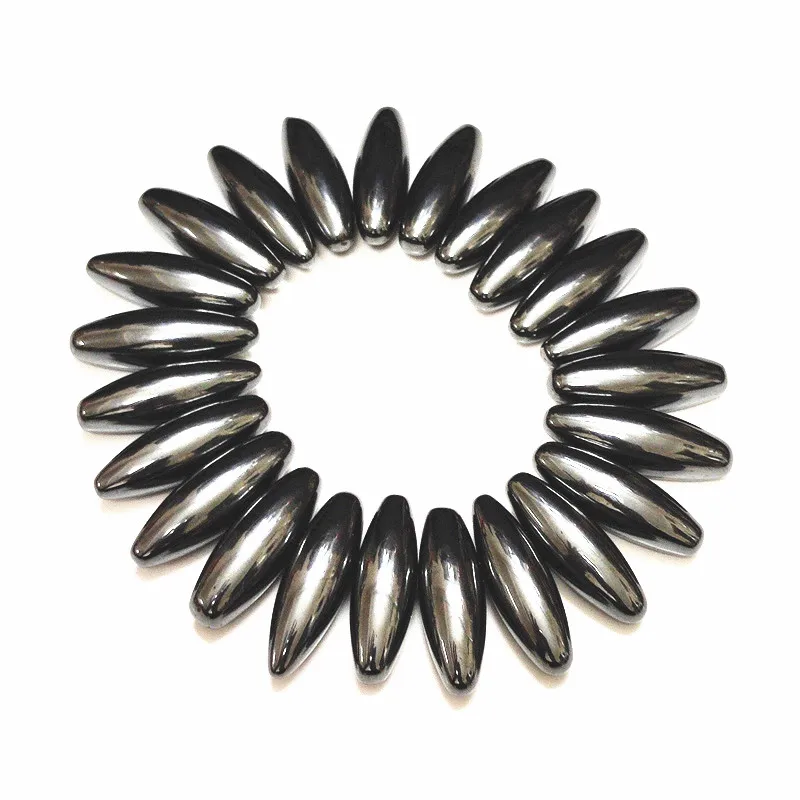 6PCS-100PCS Strong Magnetic Therapy Relief Toy Oval Shape Olive Rattle Power Ferrite Magnet Beads Set Health Care Massager