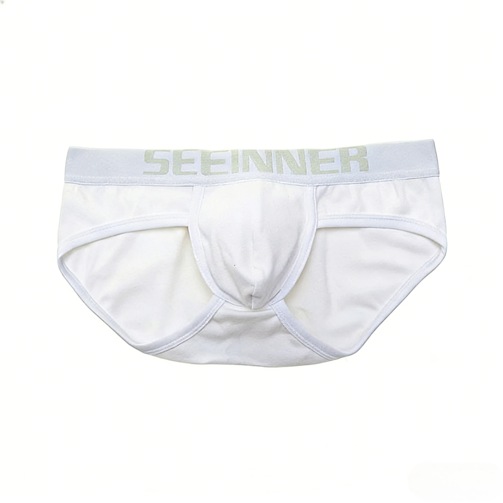 Men's Underwear Cotton Breathable Comfortable Brief Solid Color Youth Low Waisted U Convex Pouch Panties Sweat Absorp Underpants