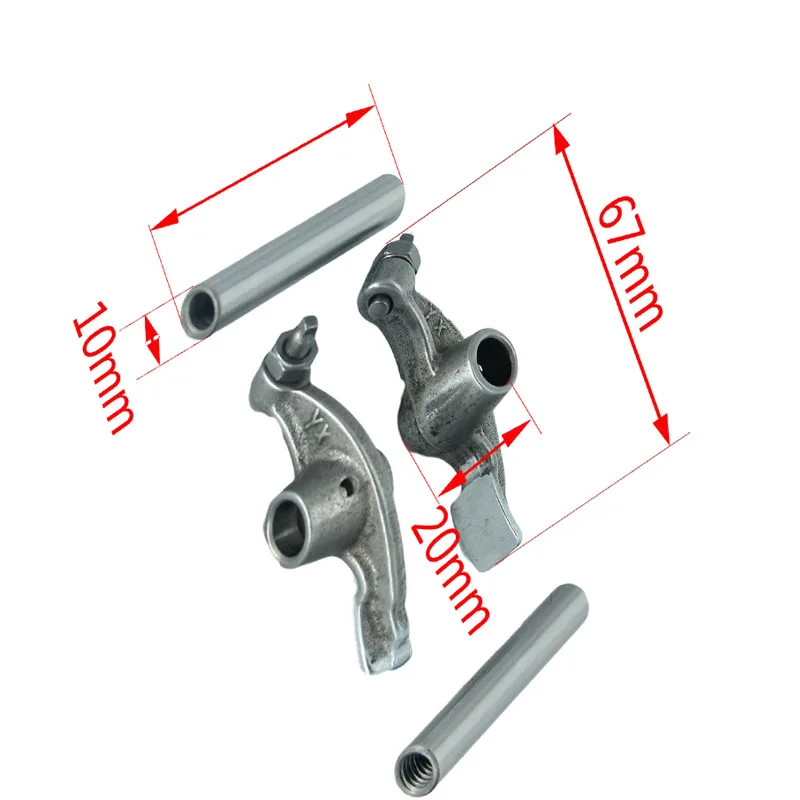 

150cc 160cc Gas Valve Rocker Arms with Axis - Yinxiang YX150 YX160 Engine Parts for ATV, Quad, Dirt Bike, Motorcycle, Go Kart