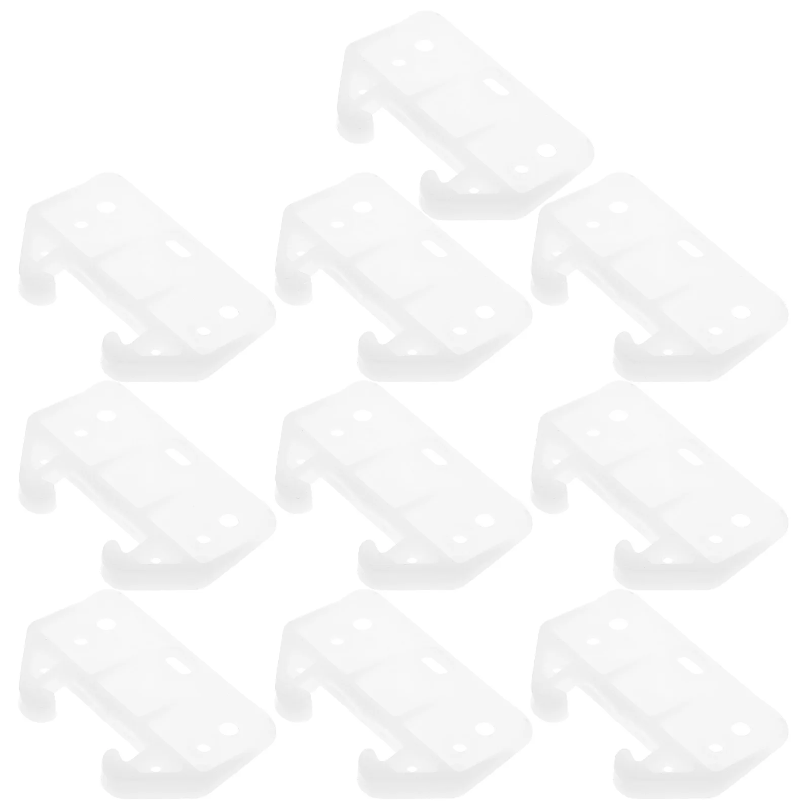 

1 Set Drawer Track Back Plates Plastic Drawer Glides Precision Guides Durable Replacement Parts For Cabinets Closets Dressers