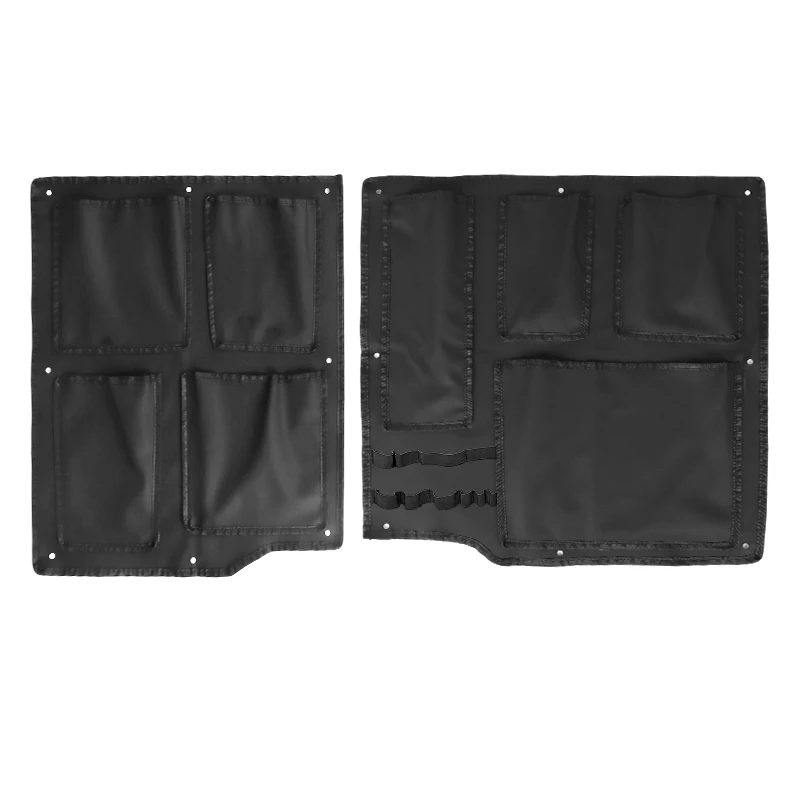 For Ford Transit Complete Barn Door Tool Kit 2pcs RV Vans Tailgate Storage Tool Bag Tailgate Wall-Mounted Storage Bag
