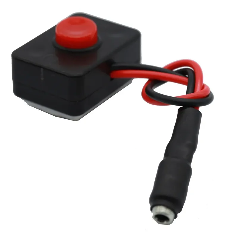 for Control Sampling Start-Stop Dual-Wire Jack Button Switch with 1m Extension Wire for Insulation Test Button Switch