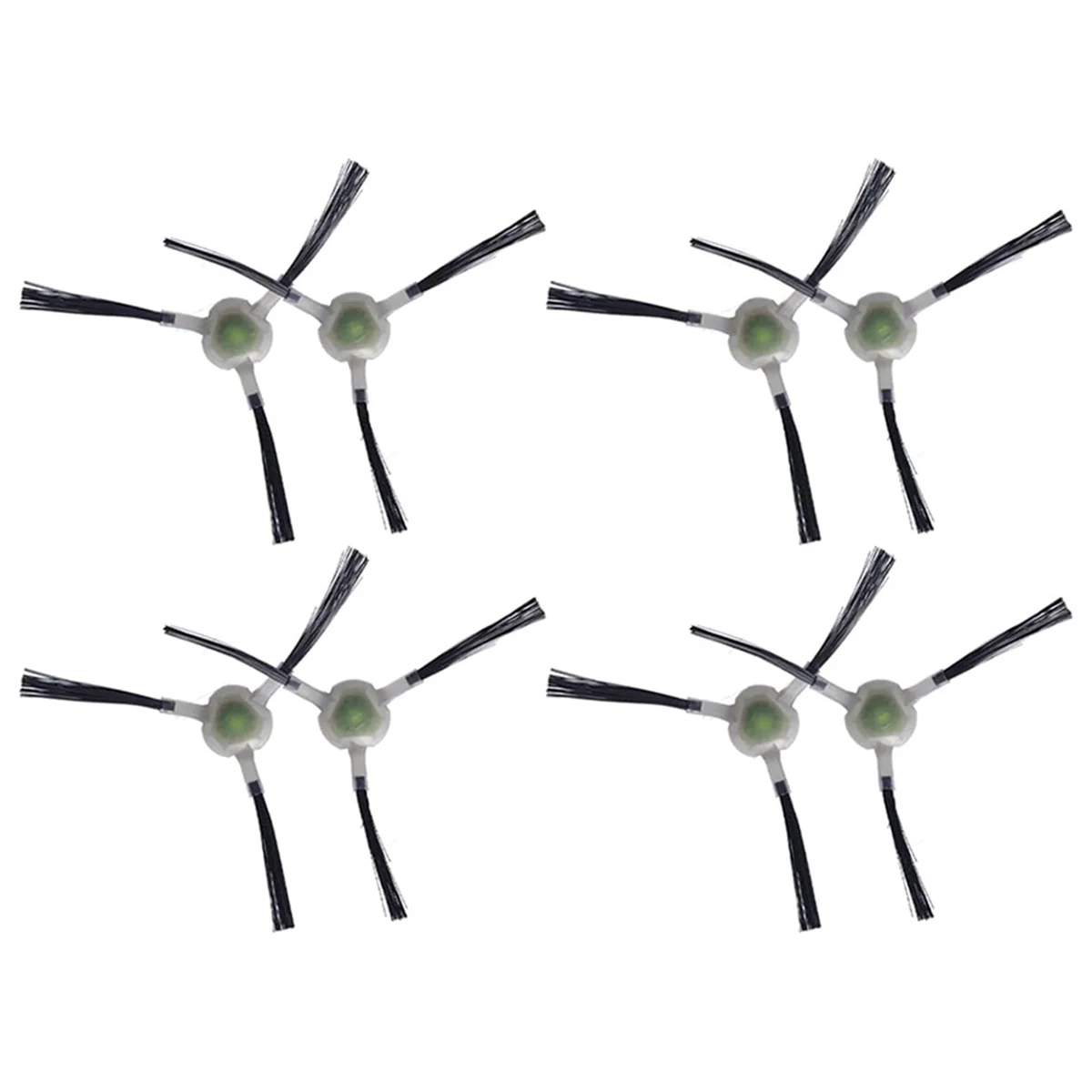 8 pçs aspirador de pó escova lateral substituição para lefant m210 m210s m210b m213 parte vácuo escova lateral de 3 braços