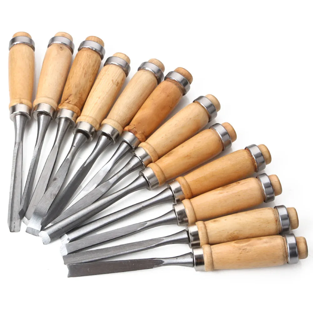 Carving Projects Hand Chisel Set Different S Quantity Pcs Set Total Length About Mm Wood Carving Chisel Wood Steel