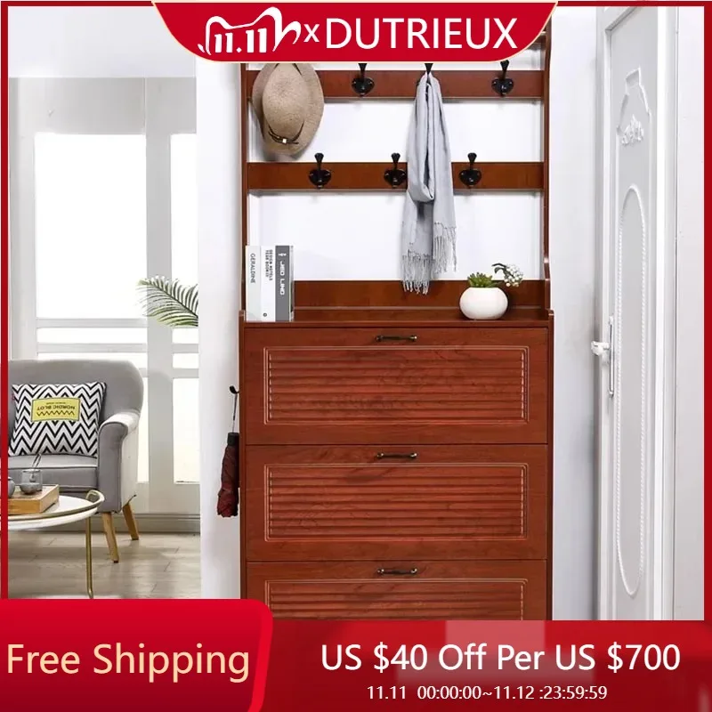 

High Closet Shoe Cabinets Rack Wooden Mobile Narrow Hallway Interior Cheap Shoe Cabinets Display Bedroom Gabinete Home Products