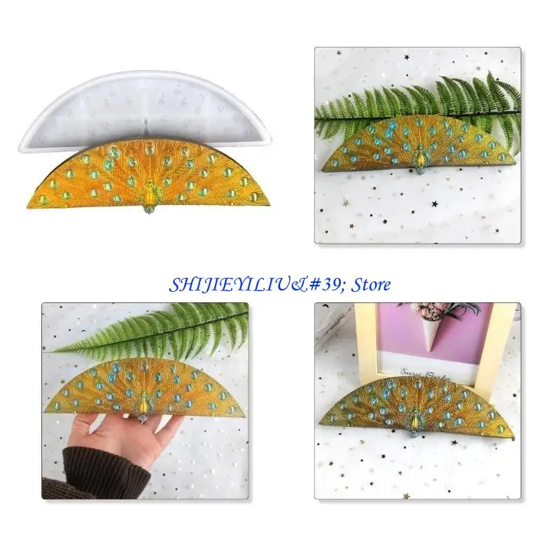 E21F Silicone Mold DIY Table Ornament Tools Plaster Crafts Making Supplies