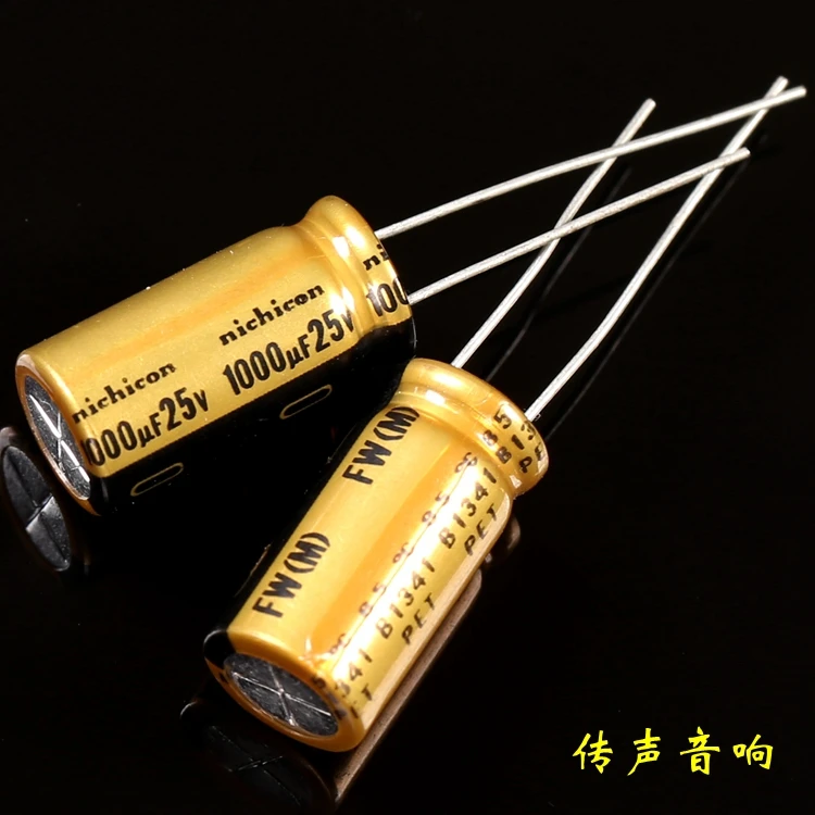 

10pcs NEW NICHICON FW 2200UF 35V 16X25MM audio Electrolytic Capacitor 35V2200uF filter amplifier UFW1V222MHD 35v 2200uf