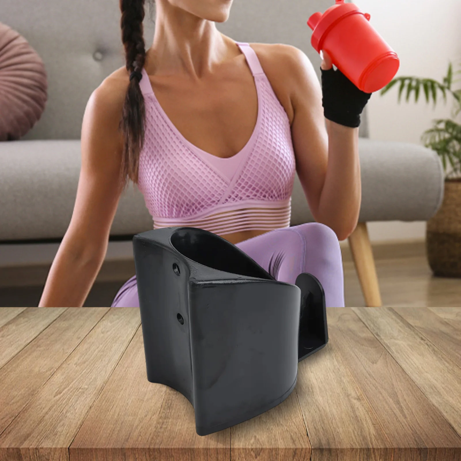 

Держатель для бутылки с водой для беговой дорожки, универсальный портативный держатель для напитков, подставка для напитков для уличного фитнес-оборудования, для езды на велосипеде, для занятий спортом