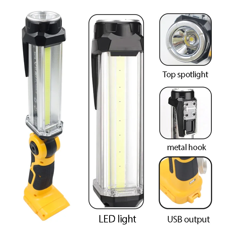 Downlight Spots Lamp Voor Black Decker Voor Bosch Voor Craftsman Voor Dewalt Voor Makita Voor Milwaukee 14.4V 18V lithium Batterij