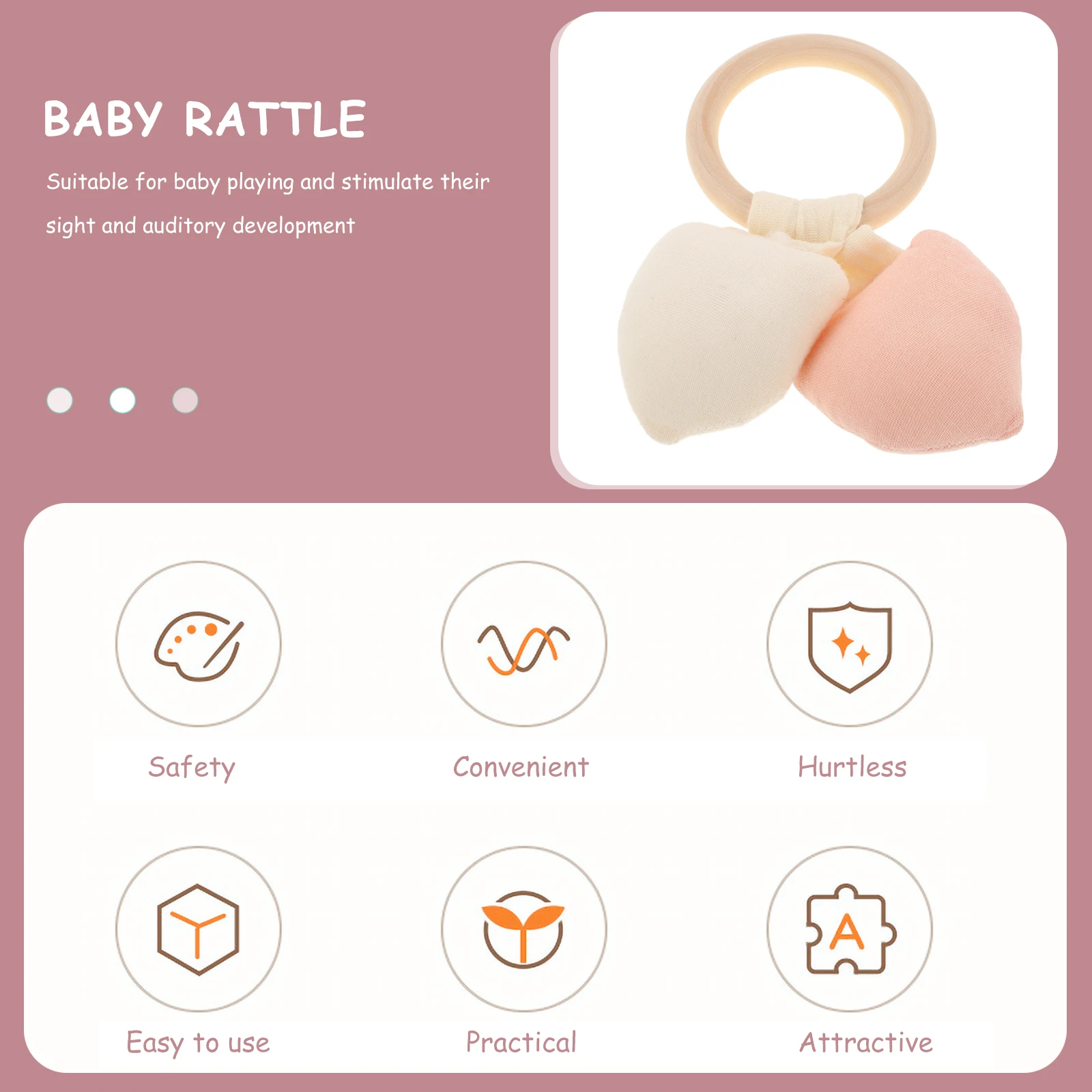 Culla Comfort Asciugamano Giocattolo Attacco Giocattoli Letto Passeggino mobile Ciondolo appeso