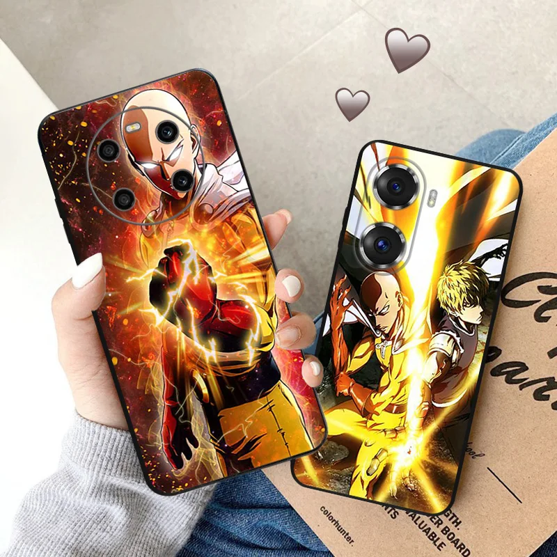 Soft Anti-Drop Phone Case For Honor X7b X6 70 90 X8 b X9A X9B Magic5 Pro X8A X6A One Punch Man Anime Pixel 8A 7A 6A 6 7 8 Cover image 3