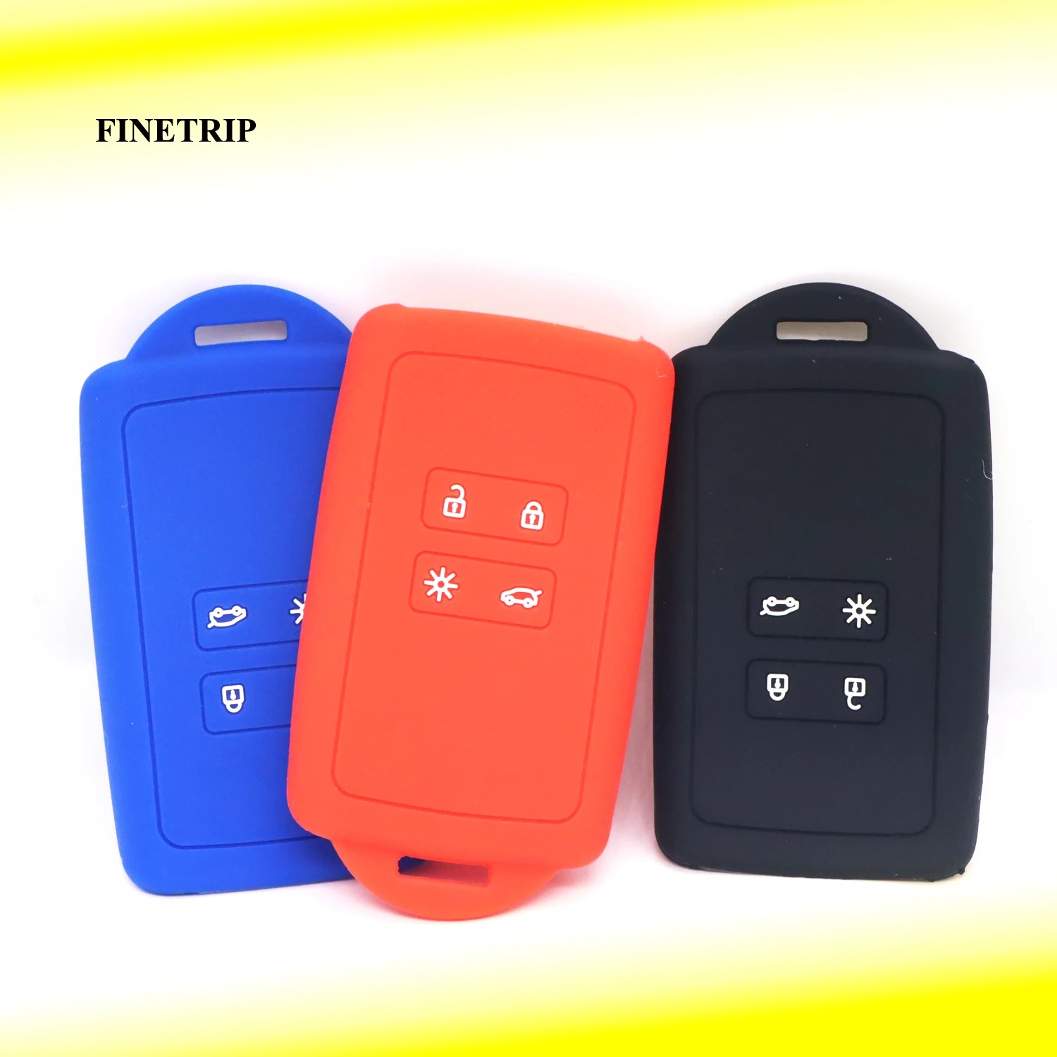 Silicone For Renault Koleos Kadjar Captur Megane Talisman Espace Clio Zoe Scenic 4 Arkana Dacia Sandero Car Key Cover Case