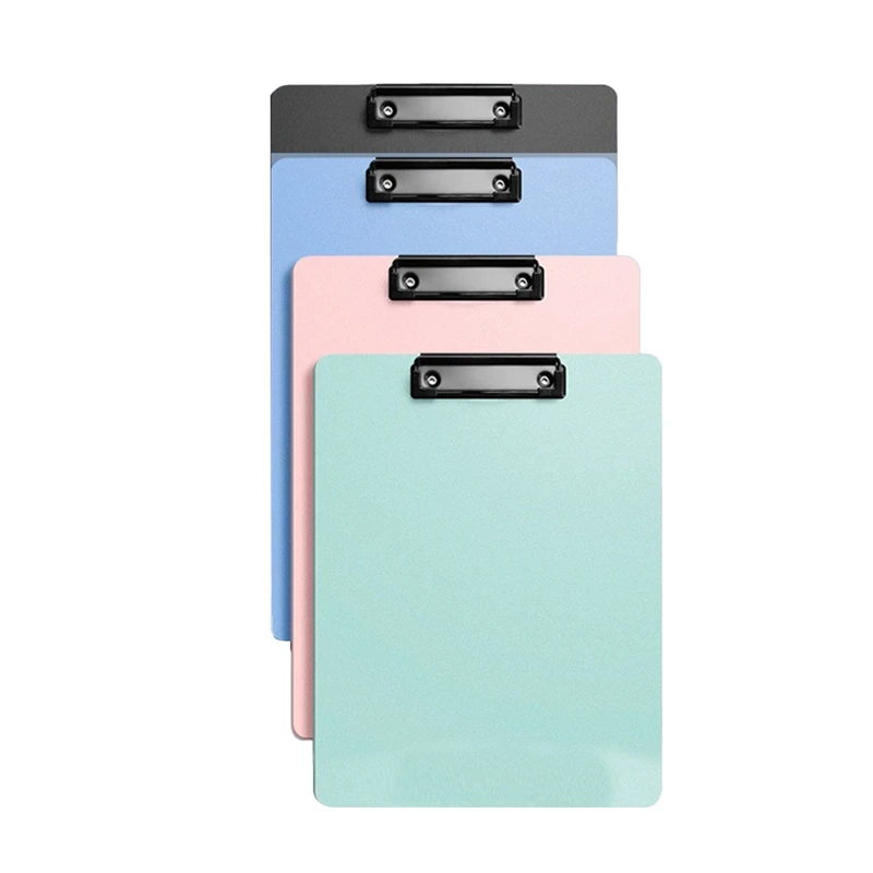 4 Pack Plastic Clipboards Clip Boards With Metal Clip, For , Nurse, Teacher, Student