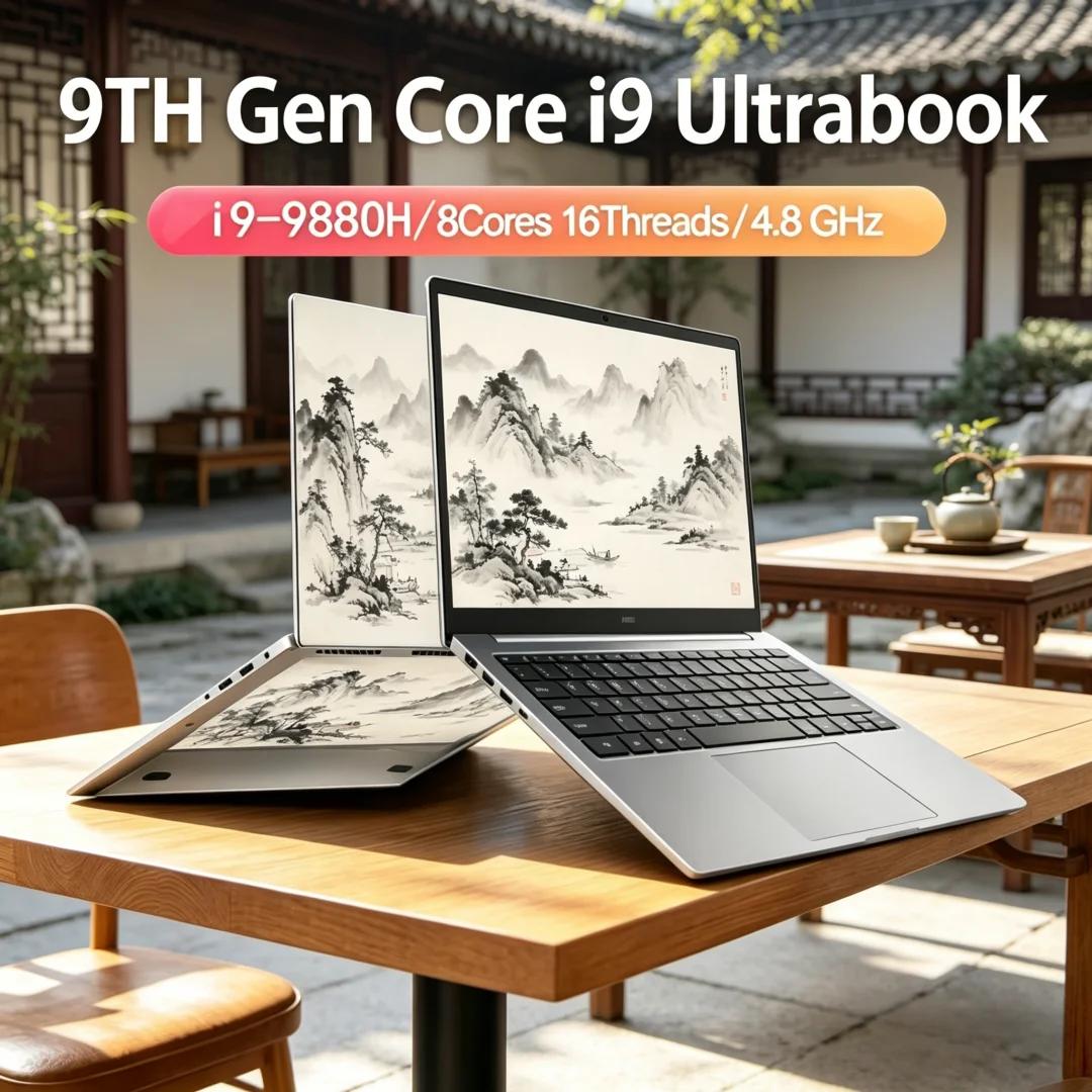 Lavish Breathtaking Top-Grade 15.6 Inch Laptop Intel Core I9-12900H/i9-10885H Windows 11 Pro 2DDR4 2M.2 SSD Ultrabook Computer