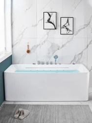 Insulated Bath Bathtub Small Apartment Household Bathroom Adult Acrylic Internet Celebrity Bathtub