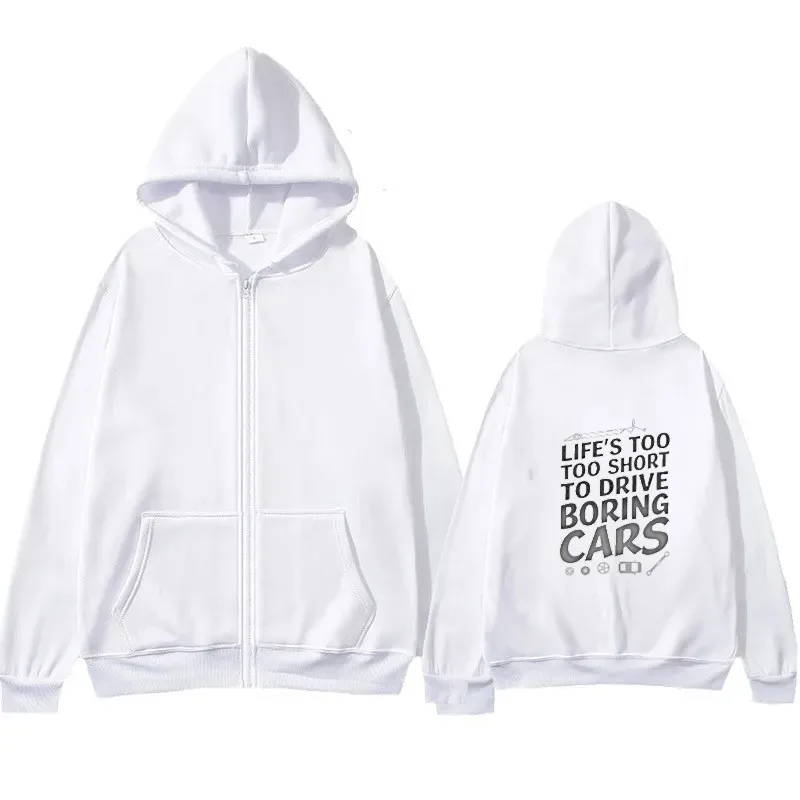 سترة رجالية بغطاء للرأس حياة سوداء قصيرة جدًا لقيادة السيارات المملة مطبوعة ملابس غير رسمية للارتداء اليومي وفي الهواء الطلق #3