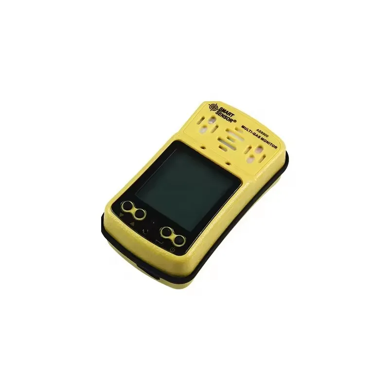 Display LCD portátil 4 em 1 detector de gás, gás combustível Multi Co, H2s,O2, alarme de som e luz, AS8900