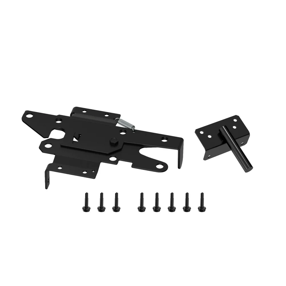Resilient Outdoor Gate Hinge for PVC Fencing Featuring Dual Material Build and Protective Coating Against Elements