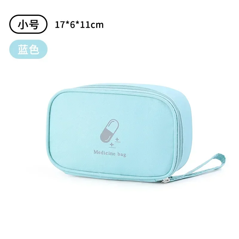 Portable Travel Portable Medical Bag Portable Small Medicine Bag Home Storage Scissors First Aid Medicine Bag