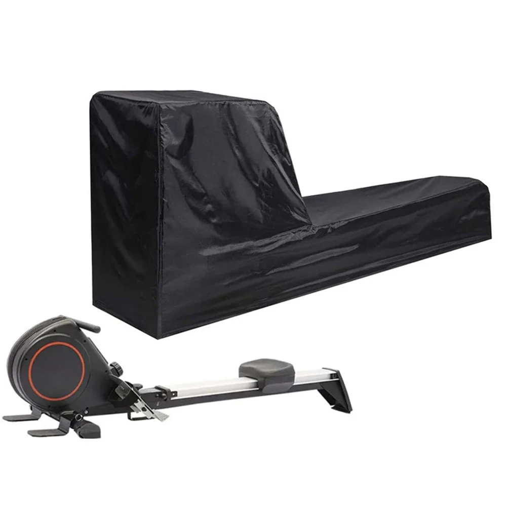 

Oxford Cloth Waterproof Rowing Machine Cover for Outdoor Storage 241x61x100cm Black Dust Cover for Home Gym Equipment