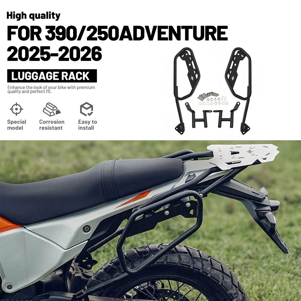 Motorbike Suitable For KTM390 250ADVENTURE 2025-2026 Motorcycle Accessories Saddle Stay Side Panniers Bracket Luggage Saddlebag