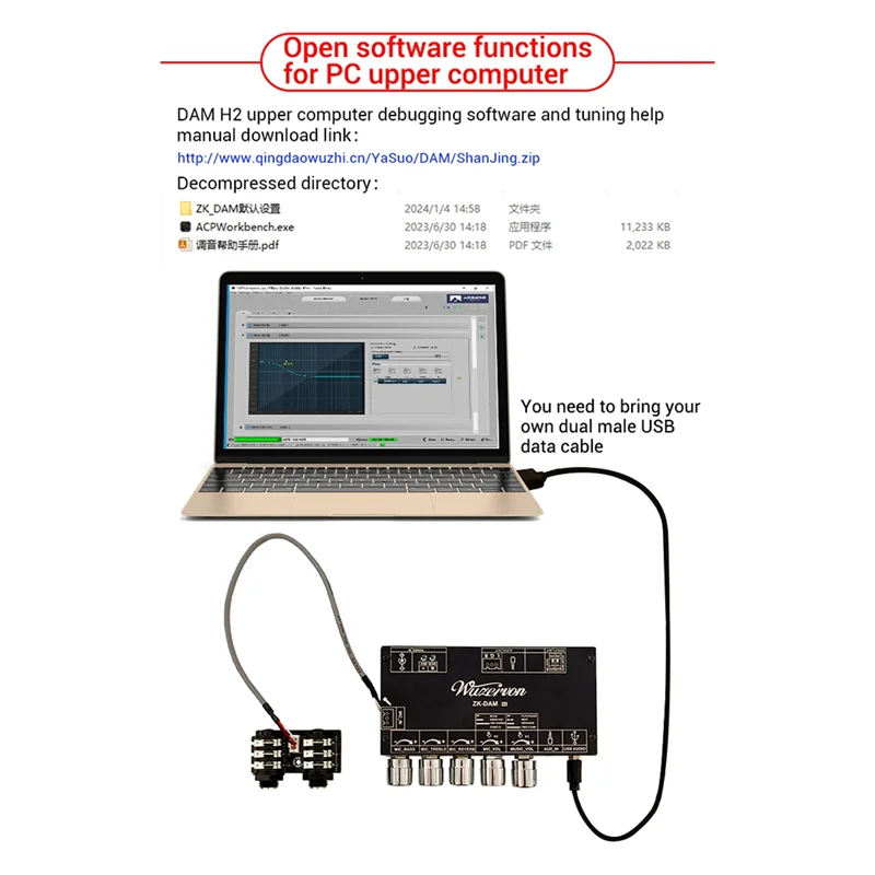 DAM H2 ميكروفون كاريوكي مع بلوتوث USB فك دعم توصيل TWS زوج AABGI