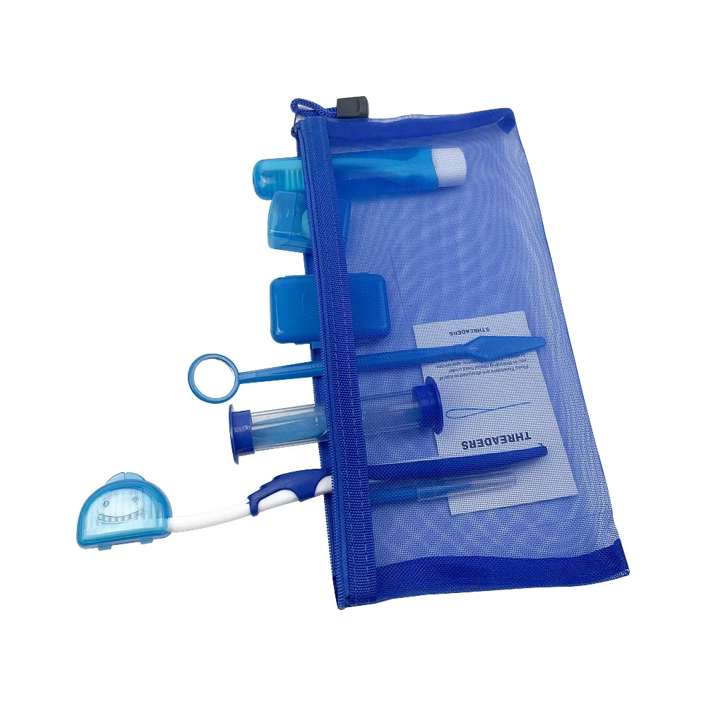 

Набор из 3 комплектов: Ортодонтический набор для ухода за зубами, зубная щетка, инструмент для отбеливания, межзубная щетка, восковые щетки для чистки зубов