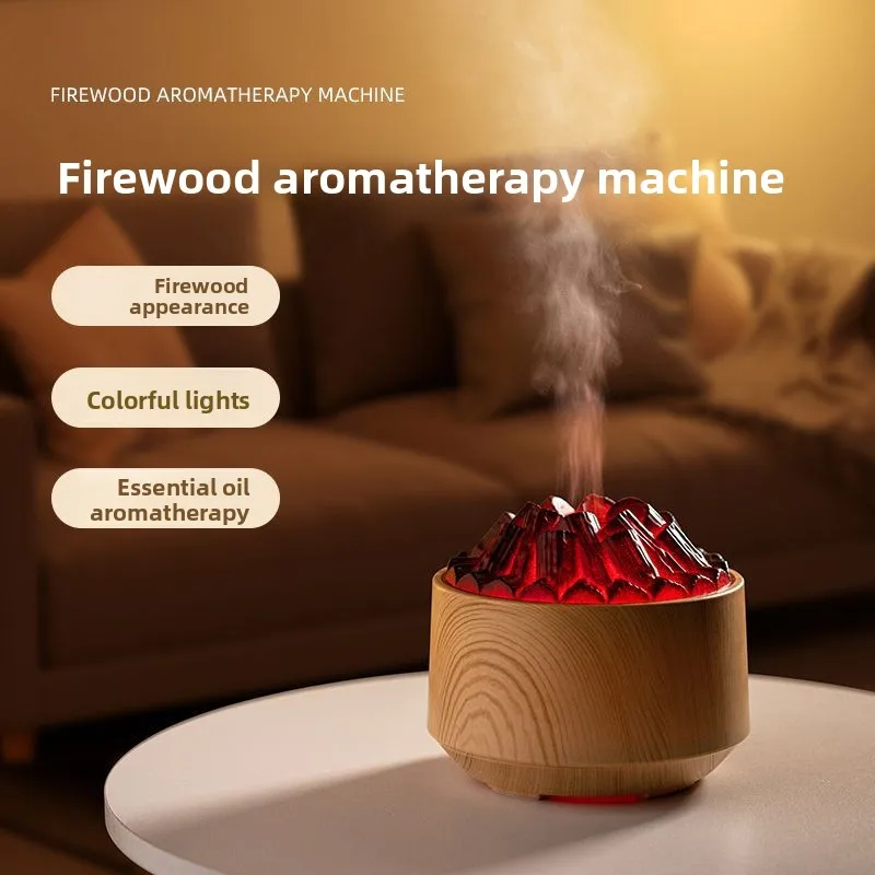 

25 лет новый увлажнитель с имитацией древесного угля и огня для дома, для спальни, вулкана, эфирное масло, машина для ароматерапии, USB-увлажнитель