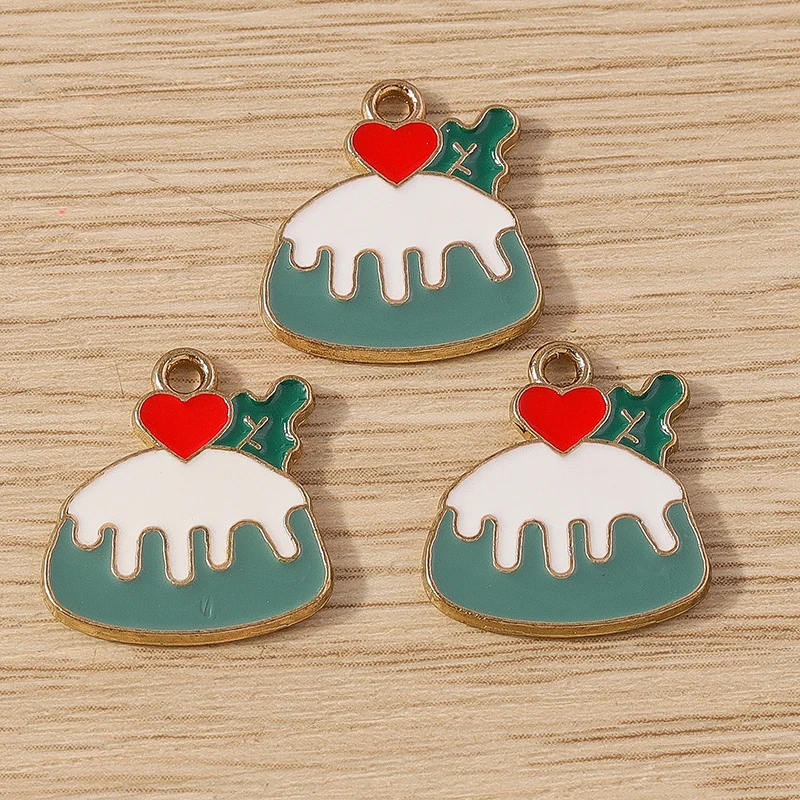 Tusember 10 Stück Niedliche Lebensmittel-Anhänger aus Emaille, Sommer-Eiscreme-Anhänger für Schmuckherstellung, Ohrringe, Halsketten, DIY-Zubehör – Detail 15