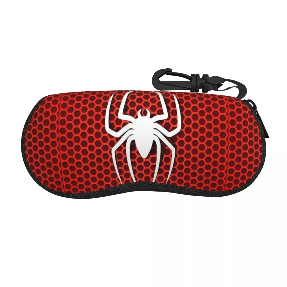 Custom Spider Cobweb Pattern Glasses Case Zip Sunglasses Pouch Men Women Travel Glasses Box Classic Eyewear Storage