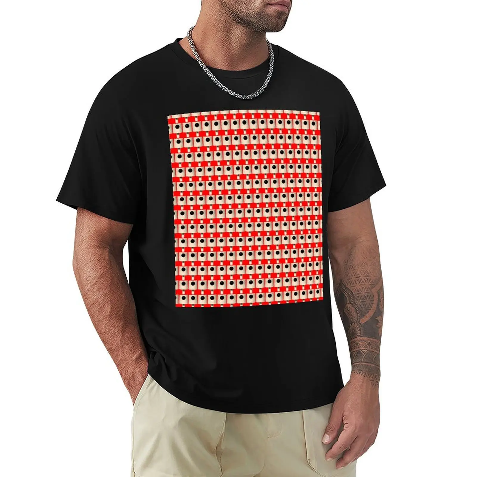 Camiseta de algodón con logo de grafiti de metro y diseño de tapa de spray Krylon vintage, moderna, informal, de manga corta