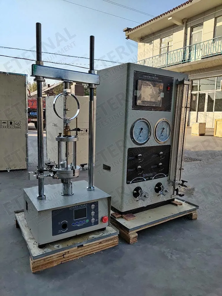 10KN Triaxial Testing Apparatus Soil Triaxial System