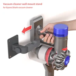 Universal Vacuum Stand for Dyson Shark Adjustable Wall Mount Holder Adhensive No Drillling Wall Hanger for Dyson/Shark Vacuum