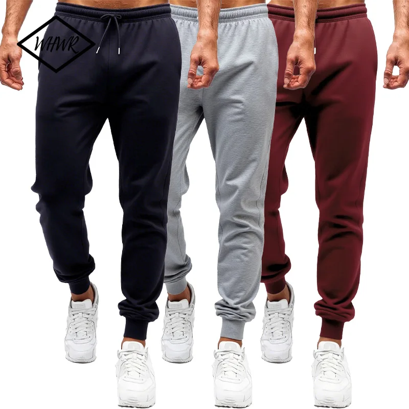 

Men's Lightweight Quality Fabric Sweatpants Elastic Waist Sport Solid Pants Outdoor Gym Workout Athletic Pants Running Jogger