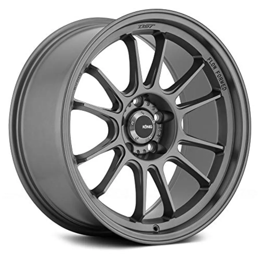 

Konig 47MG HYPERGRAM 18x8.5 5x114.3 +35et 73.00mm Matte Grey Wheels for SUV Pickup Truck Performance Off-Road