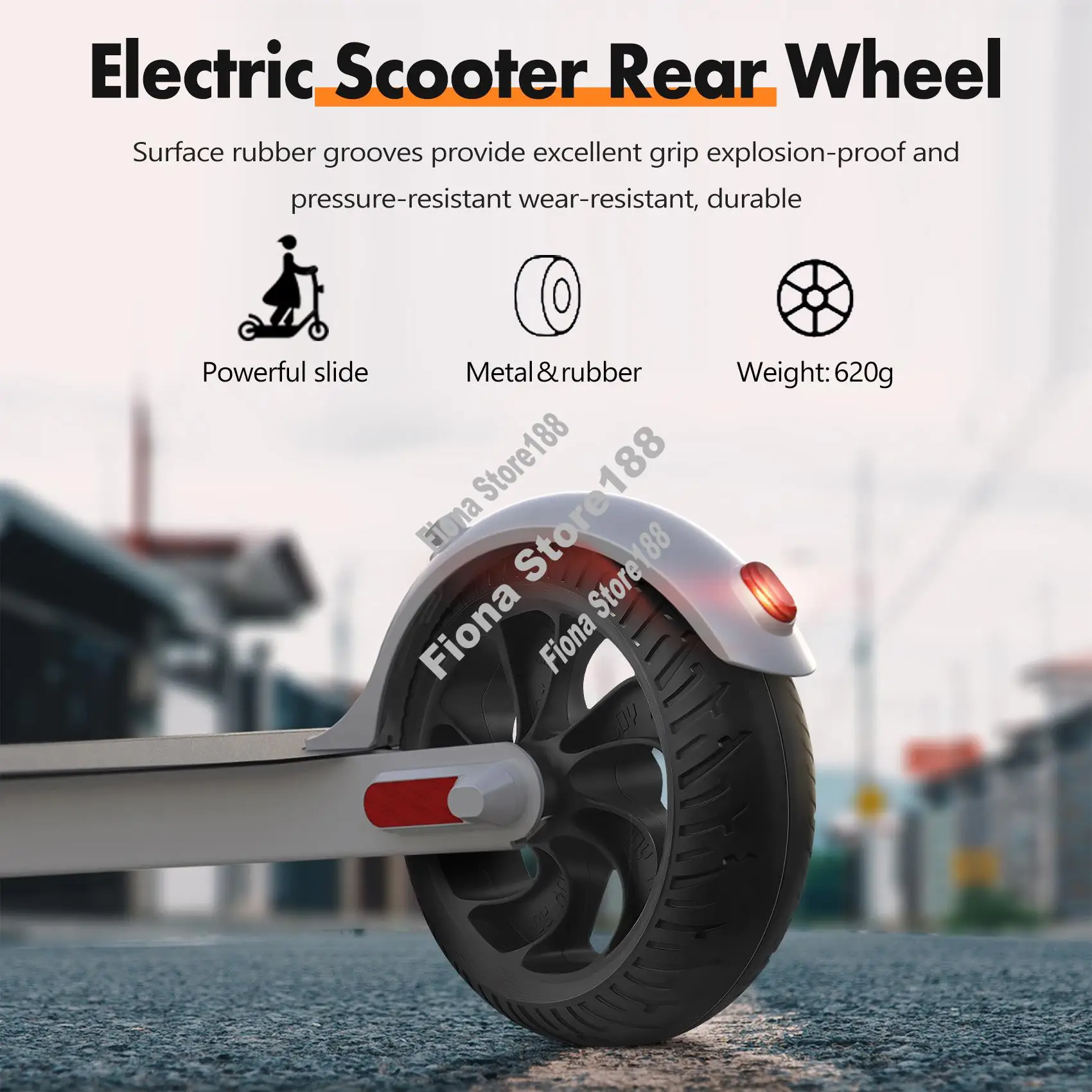 

Сменное заднее колесо для электрического скутера Kugoo S1 S2 S3, задняя ступица и шины, запасные части, аксессуары