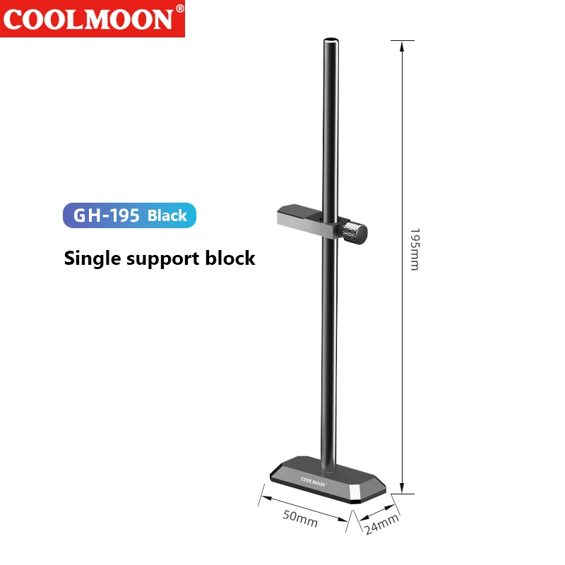 COl'hyMOON-Support de carte vidéo personnalisé, kit d'accessoires PC avec support GPU horizontal ARGB, boîtier PC de bureau, refroidissement, accessoires de bricolage